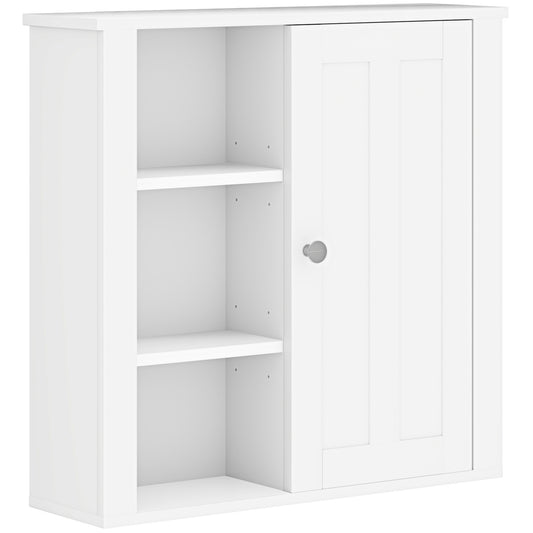 HOMCOM Clean and Simple Bathroom Storage Cabinet - White