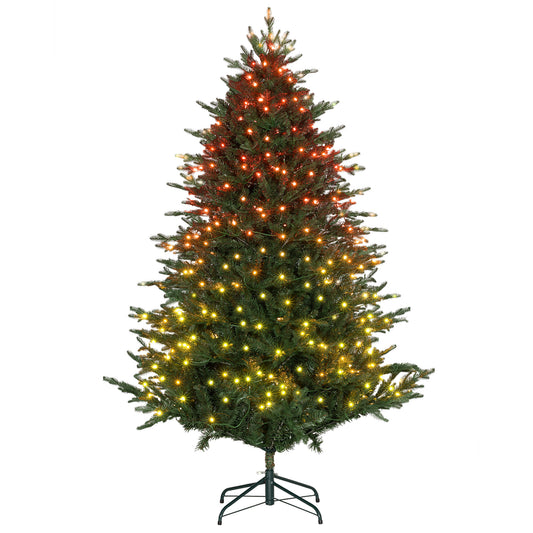 HOMCOM 6ft LED Lights Artificial Christmas Tree