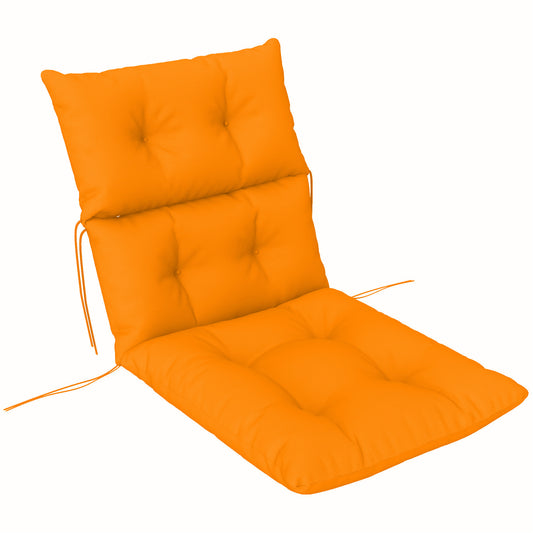 Outsunny 115 x 56cm Rocking Chair Padded Seat Cushion - Orange