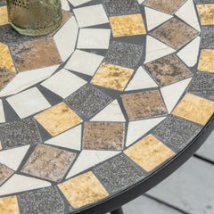 Outsunny â60cm Mosaic Outdoor Patio Table - Grey