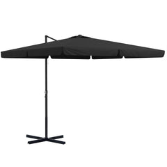 Outsunny 3m Cantilever Parasol, with Four-Position Canopy - Grey