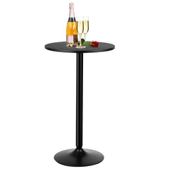 Modern Bar Table with Round Top for Living Room, Restaurant and Bistro