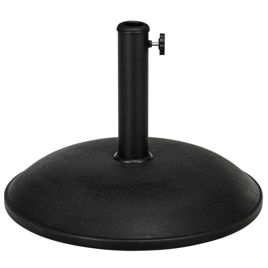 Outsunny Heavy Duty Cement Parasol Base 20kg Round Patio Umbrella Stand Garden Outdoor Shade Holder