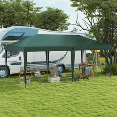 Outsunny 6 x 3 m Pop-Up Steel Frame Gazebo - Green