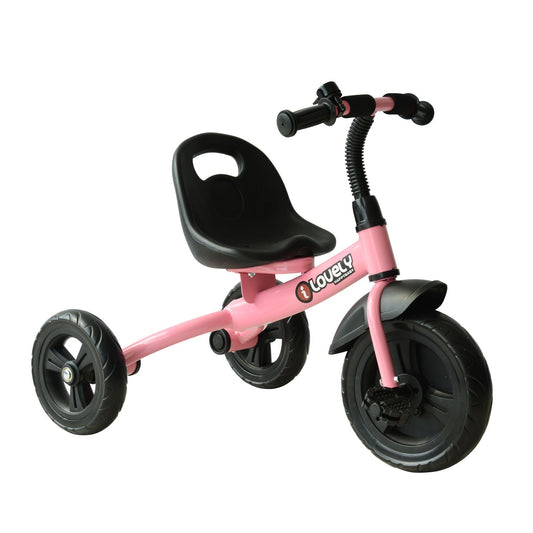 HOMCOM Kids Trike Toddler Tricycle Children Ride on 3 Wheels Bike For 1.5 - 4 Years Pink