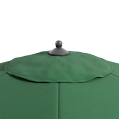 Outsunny 2.8m Garden Parasol Umbrella, Round Outdoor Market Table Umbrella Sun Shade Canopy, Green