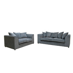 Casper 3+2 Seater Sofa Set Grey, Beige