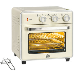 HOMCOM 20L 90-230√¢‚Äû∆í Mini Electric Oven - Cream