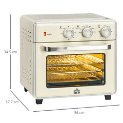 HOMCOM 20L 90-230√¢‚Äû∆í Mini Electric Oven - Cream