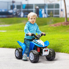 AIYAPLAY Honda Licensed Kids Electric Quad Bike, 6V ATV Ride On for Ages 1.5-3 Years, Blue