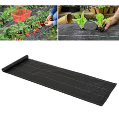 Outsunny 1m x 50m Weed Control Membrane, Heavy Duty Weed Control Barrier Fabric, 90gsm Ground Cover for Patios, Garden, Flower beds, Landscaping