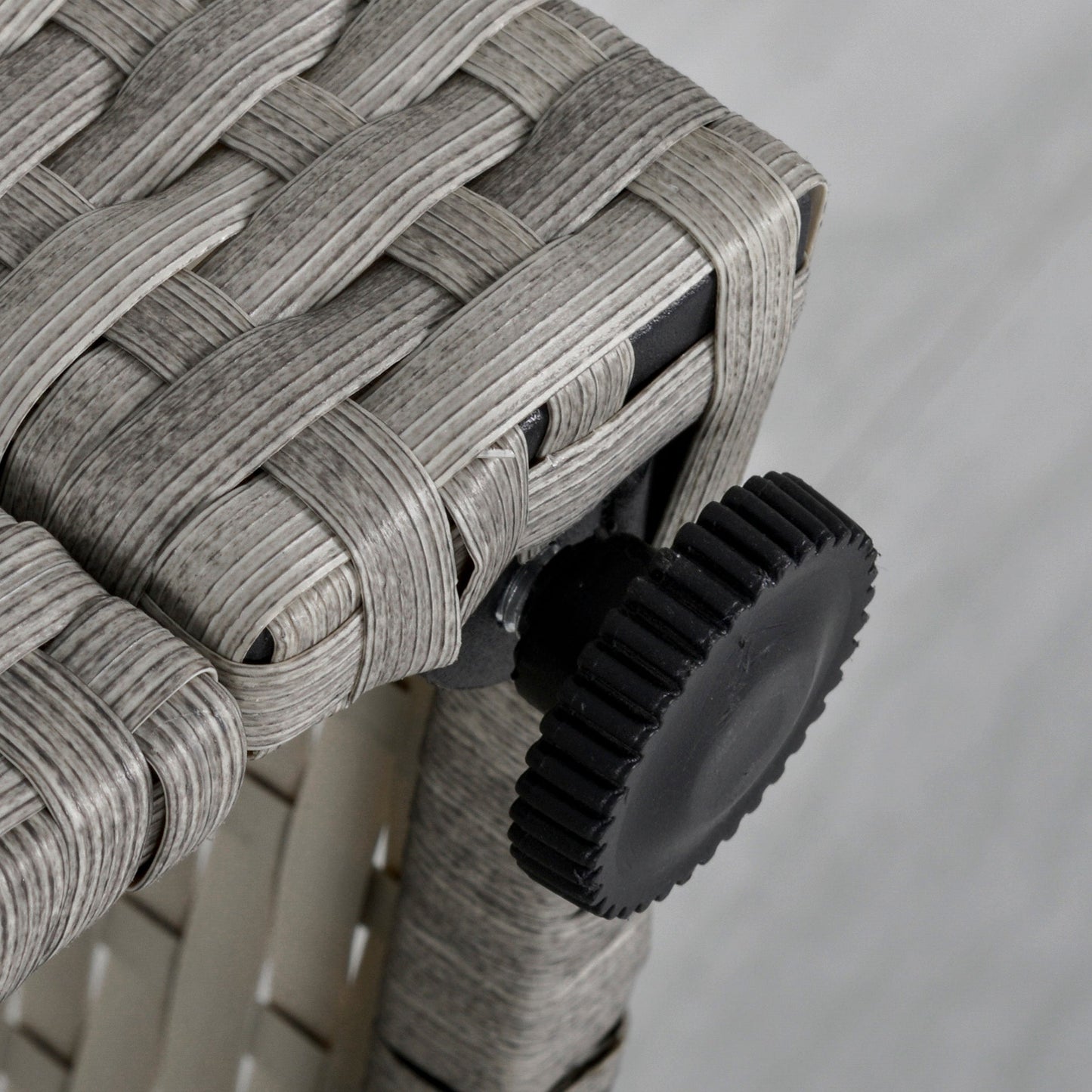 Outsunny Six-Piece Rattan Sofa Set, with Glass-Top Table - Mixed Grey