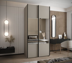 Trosa IV Sliding Door Wardrobe 110cm