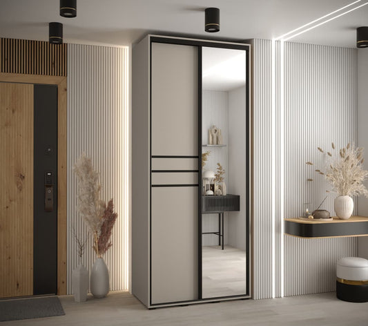 Dakota XI Sliding Door Wardrobe 120cm