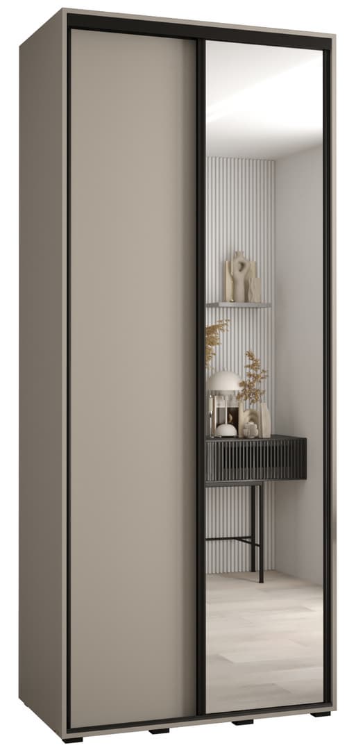 Dakota III Sliding Door Wardrobe 100cm