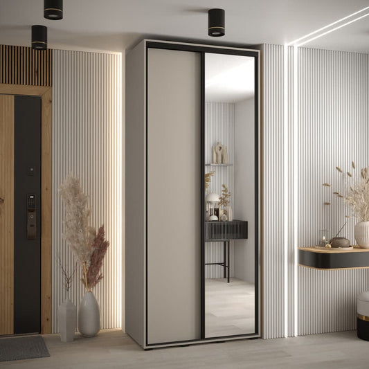 Dakota III Sliding Door Wardrobe 110cm