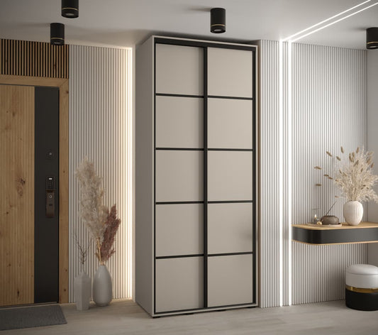 Dakota IV Sliding Door Wardrobe 110cm