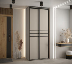 Dakota X Sliding Door Wardrobe 100cm