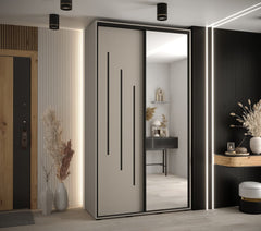 Dakota IX Sliding Door Wardrobe 140cm