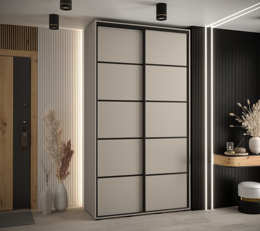 Dakota IV Sliding Door Wardrobe 130cm