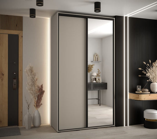 Dakota III Sliding Door Wardrobe 140cm