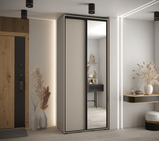 Dakota III Sliding Door Wardrobe 100cm