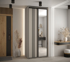 Dakota VII Sliding Door Wardrobe 100cm