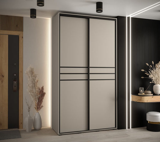 Dakota X Sliding Door Wardrobe 140cm