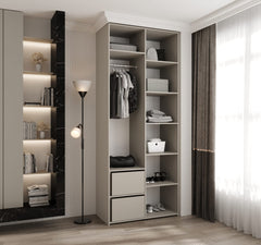 Como II Hinged Door Wardrobe 100cm