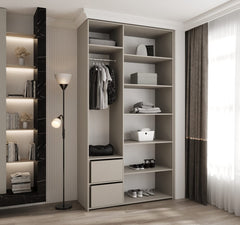 Como III Hinged Door Wardrobe 130cm