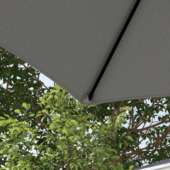 Outsunny 2.5m Rotating Cantilever Parasol - Light Grey