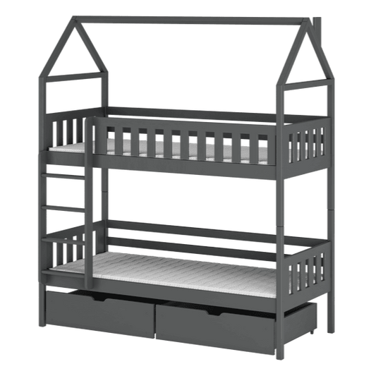 Wooden Bunk Bed Gaja With Storage