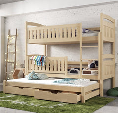 Blanka Bunk Bed with Trundle and Storage