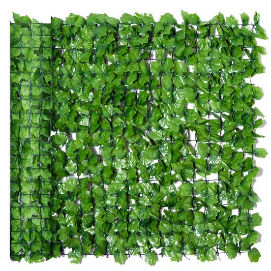 Outsunny 3 x 1m Artificial Leaf Wall - Green