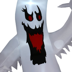 Outsunny 11.8ft Scary Inflatable Ghost Halloween Decoration, with Accessories