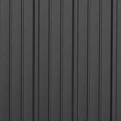 Outsunny 5.3 x 3.1ft Corrugated Steel Garden Shed - Black