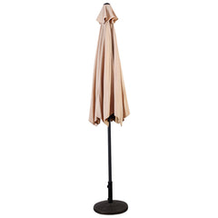 2.7m Garden Parasol with Crank-Beige