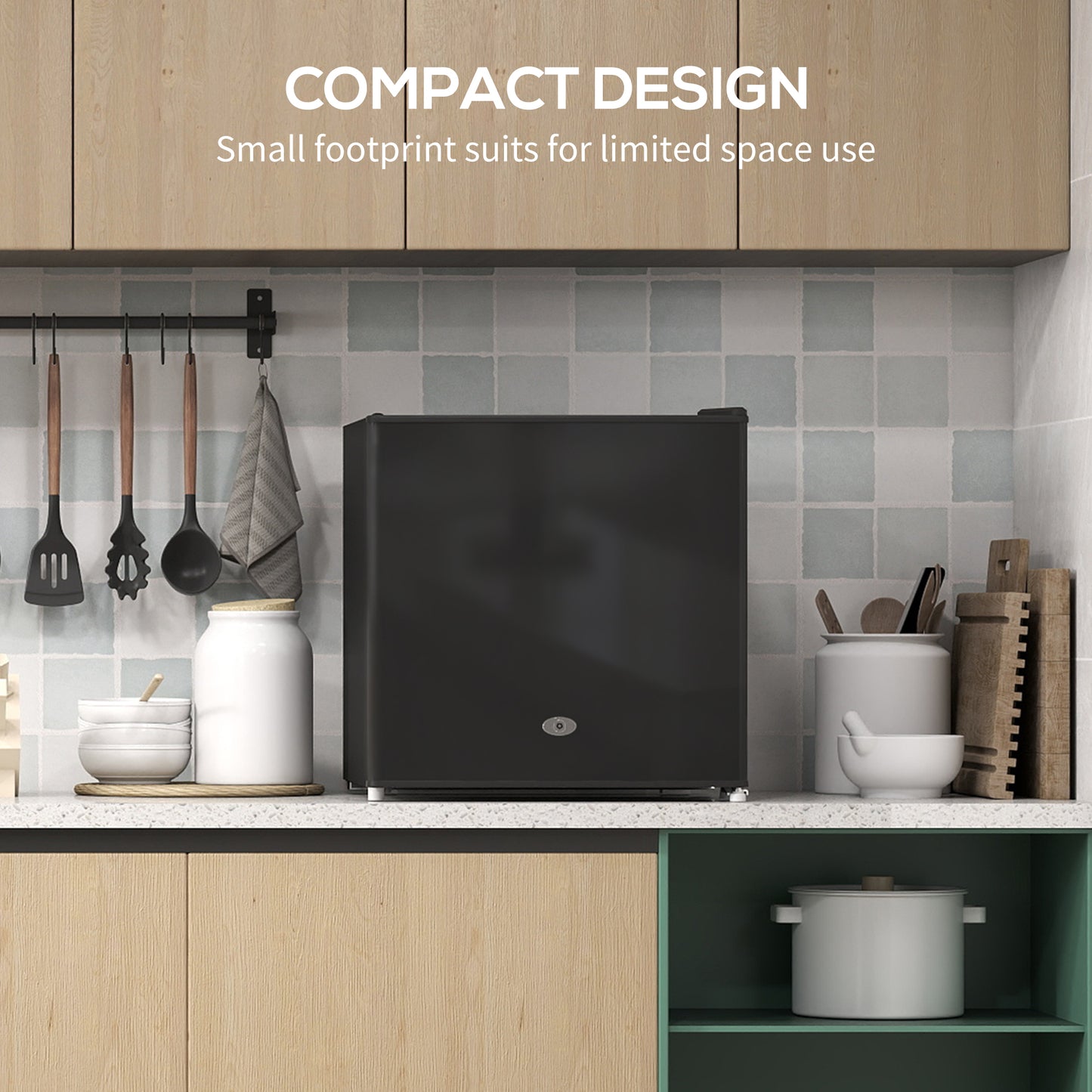 HOMCOM 35L Mini Freezer, -24√¢‚Äû∆í to -14√¢‚Äû∆í Temperature - Black
