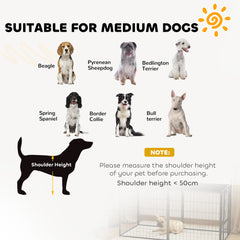 PawHut 2 Piece Dog Pen Expansion Pack for 80cm High Pet Playpen with 3 Stakes, for Small and Medium Dogs