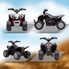 AIYAPLAY Honda Licensed Kids Electric Quad Bike, 6V ATV Ride On for Ages 1.5-3 Years, Black