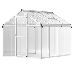 Outsunny 8 x 6ft Aluminium Frame Greenhouse