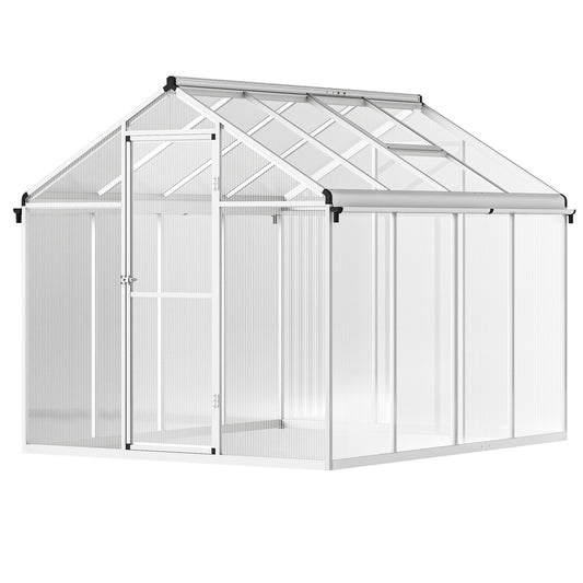 Outsunny 8 x 6ft Aluminium Frame Greenhouse