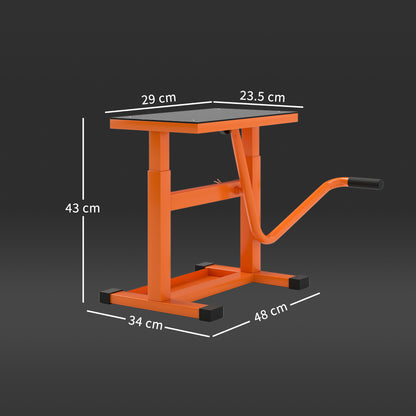 DURHAND Steel Motorbike Jack Lift, 27.5 / 39.5 H cm - Orange