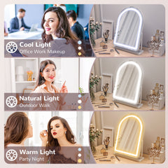 HOMCOM 43 x 59cm LED Vanity Mirror - White