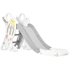 AIYAPLAY Space-Themed Baby Slide Freestanding Slide for Kids, for Ages 1.5-3 Years - Grey