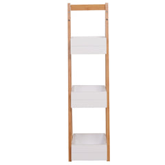 HOMCOM 3 Tier Bathroom Shower Caddy Freestanding Rack Storage Unit Shelf Organiser