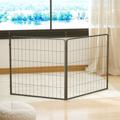 PawHut 2 Piece Dog Pen Expansion Pack for 80cm High Pet Playpen with 3 Stakes, for Small and Medium Dogs