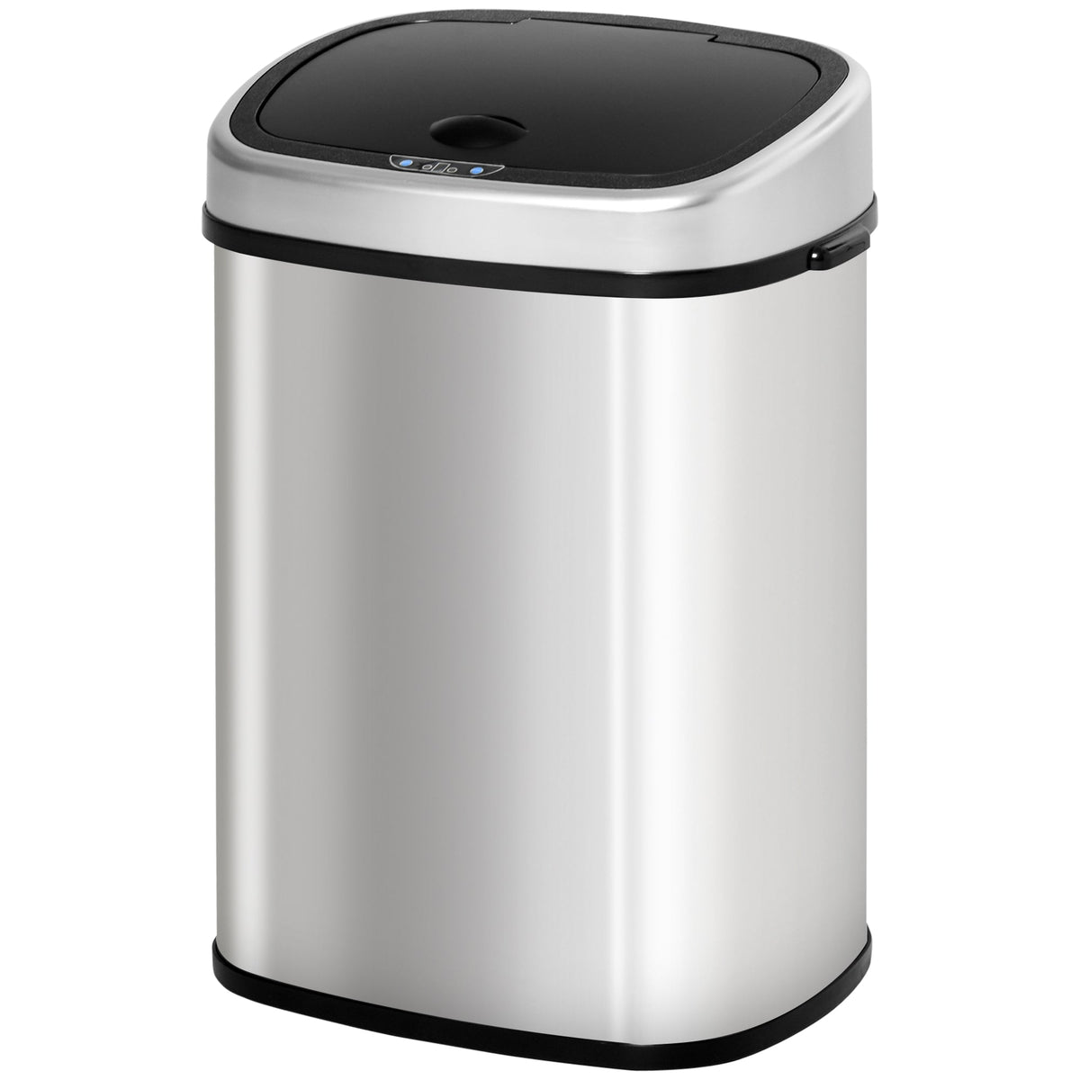 HOMCOM Stainless Steel Kitchen Sensor Dustbin Automatic Touchless Rubbish Garbage Waste Bin 48L Silver