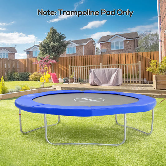 HOMCOM â244cm Trampoline Pad Pads Replacement Trampoline Accessories Safety Surround Pads Padding - 8ft Blue