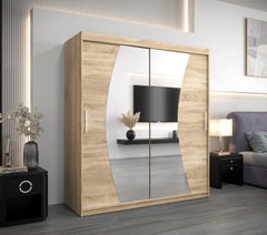 Wave Sliding Door Wardrobe 180cm